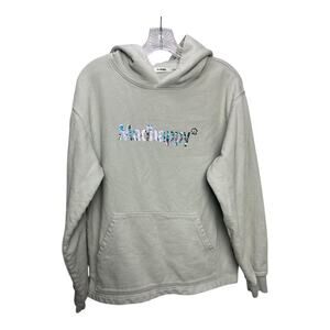 Madhappy Reflective Foil Hoodie Gray Small Excellent